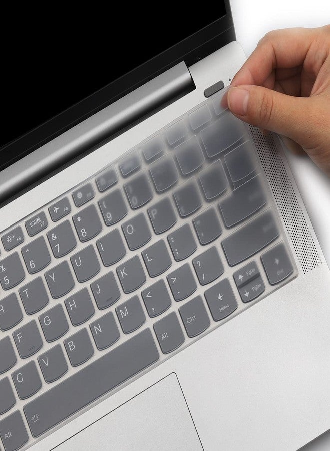 موباي-جول غطاء لوحة مفاتيح لأجهزة Lenovo Yoga 7 7i 14 بوصة / Yoga 9 14 بوصة، وIdeapad 5 5i 5X 14 بوصة، وIdeaPad Flex 5 5i 14 بوصة، وLenovo Slim 7 9 14 بوصة، وIdeaPad Slim 5 5i 7 7i 14 بوصة، وThinkBook 14 14s G2 G3 Gen 4 - شفاف - Image 5